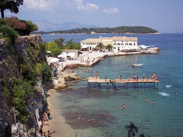 Alecos Baths Corfu Beach