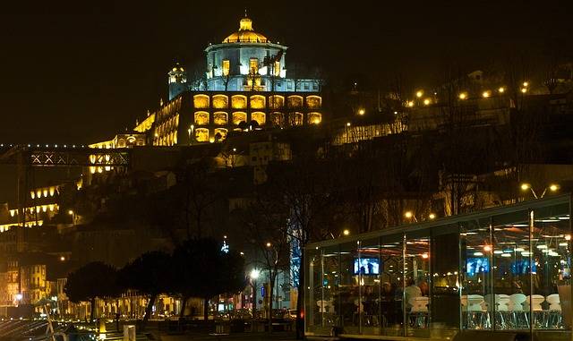 Porto by night